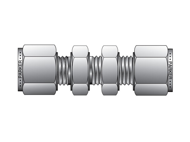 BCM8-316 A-LOK Metric Tube Bulkhead Union - BCM