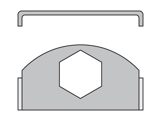 SBAX Metric Standard Series SBA Locking Plate