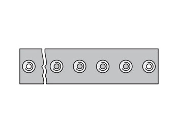 APRA0X Metric Standard Series APRA Weld Plate – Strip
